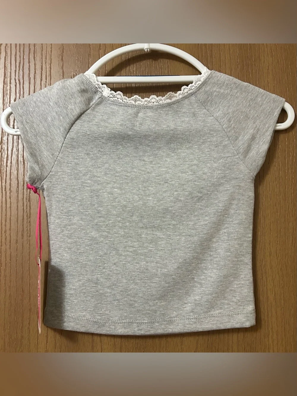 Justice Girl's Lace Trim Graphic Tee